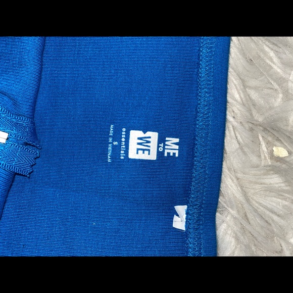 Blue zip crop top - Picture 3 of 3